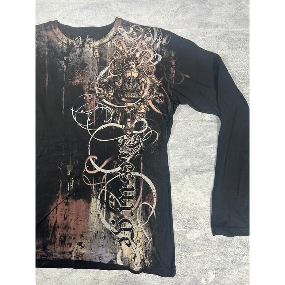 Resurge Angel Graphic Long Sleeve Shirt ~S, M, L, XL, XXL~ - Picture 5 of 10